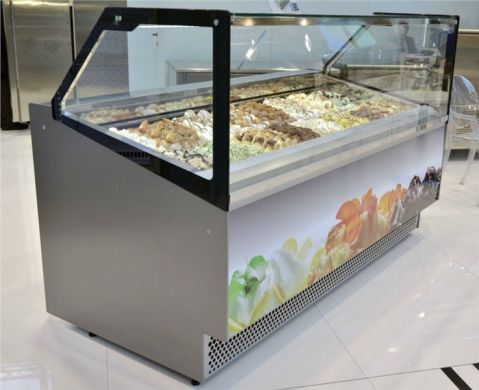 Vitrine pour crème glacée